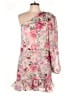 Express Floral Pink Cocktail Dress Size XL - photo 1