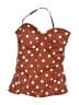 Boden Polka Dots Brown One Piece Swimsuit Size 4 - photo 1