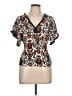 RE-ORDER 100% Polyester Ivory Short Sleeve T-Shirt Size L - photo 1