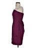 Express Solid Burgundy Cocktail Dress Size 5 - 6 - photo 5