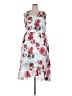 Julia Jordan 100% Polyester Floral Blue Cocktail Dress Size 18 - photo 1