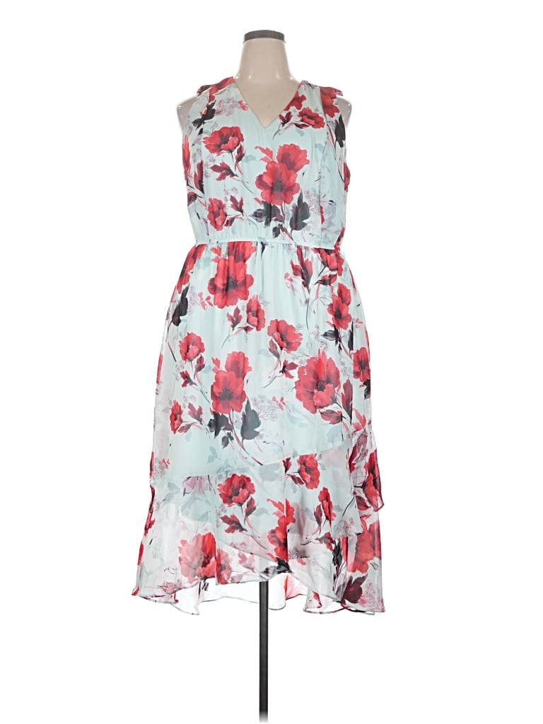 Pre-owned Julia Jordan Cocktail Dress In Blue