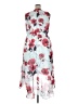 Julia Jordan 100% Polyester Floral Blue Cocktail Dress Size 18 - photo 2