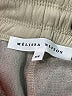Melissa Nepton 100% Polyurethane Metallic Gold Khaki Shorts Size S - photo 3