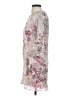 Sisley Print Silver Cocktail Dress Size 4 - photo 5
