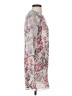 Sisley Print Silver Cocktail Dress Size 4 - photo 4