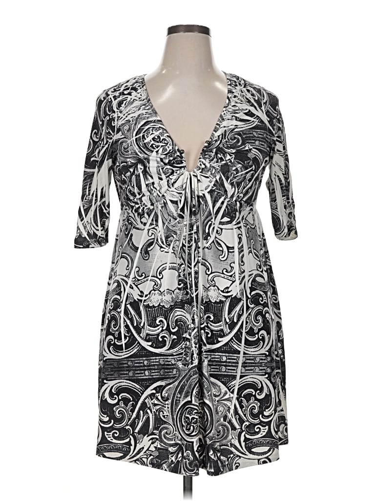 Pre-owned Apt. 9 Casual Dress In Silver