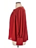 Ann Taylor 100% Polyester Red 3/4 Sleeve Blouse Size XL - photo 5