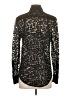 J.Crew Collection Animal Print Black Long Sleeve Blouse Size 0 - photo 2
