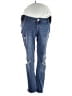 Isabel Maternity Hearts Blue Jeans Size 2 Maternity - photo 1