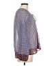 Umgee Purple Long Sleeve Blouse Size M - photo 4