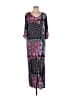 Carly Jean 100% Rayon Black Kimono Size L - photo 1