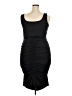 Sofia Jeans by Sofia Vergara Solid Black Cocktail Dress Size XXL - photo 2