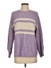American Eagle Outfitters Stripes Purple Pullover Sweater Size XS - photo 1