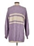 American Eagle Outfitters Stripes Purple Pullover Sweater Size XS - photo 2
