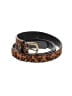 Unbranded Animal Print Brown Belt Size M - photo 1