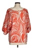 Abbeline 100% Polyester Orange 3/4 Sleeve Blouse Size M - photo 1