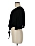 Elan 100% Rayon Black 3/4 Sleeve Blouse Size M - photo 5