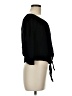 Elan 100% Rayon Black 3/4 Sleeve Blouse Size M - photo 4