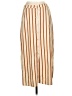 Unbranded 100% Polyester Stripes Orange Casual Skirt Size XXS - photo 1