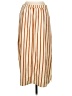 Unbranded 100% Polyester Stripes Orange Casual Skirt Size XXS - photo 2