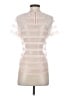 Jealous Tomato 100% Polyester Ivory Short Sleeve Top Size S - photo 2