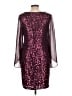 Connected Apparel Burgundy Cocktail Dress Size 10 (petite) - photo 2