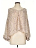 Karlie 100% Polyester Tan 3/4 Sleeve Blouse Size S - photo 1