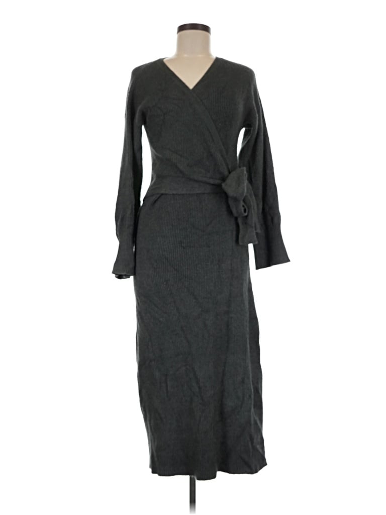 Pre-owned Wayf Casual Dress In Gray