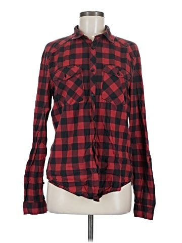 Divided by H&M Long Sleeve Button-Down Shirt (view 1)