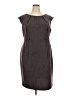 Connected Apparel Tweed Gray Cocktail Dress Size 18w - photo 1