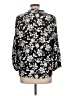 White House Black Market Black 3/4 Sleeve Blouse Size L - photo 2