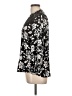 White House Black Market Black 3/4 Sleeve Blouse Size L - photo 5