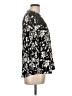 White House Black Market Black 3/4 Sleeve Blouse Size L - photo 4