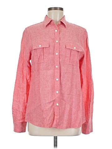 Lands' End Canvas Long Sleeve Button-Down Shirt (view 1)