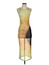 Unbranded Graphic Yellow Cocktail Dress Size S - photo 1