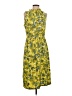 prologue 100% Polyester Tropical Yellow Casual Dress Size S - photo 1