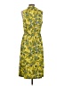 prologue 100% Polyester Tropical Yellow Casual Dress Size S - photo 2