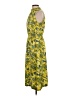 prologue 100% Polyester Tropical Yellow Casual Dress Size S - photo 5