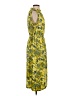 prologue 100% Polyester Tropical Yellow Casual Dress Size S - photo 4
