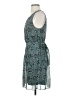 Black Rainn 100% Polyester Paisley Teal Cocktail Dress Size S - photo 5