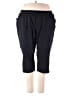 Catherines Solid Black Active Pants Size 4X - photo 1