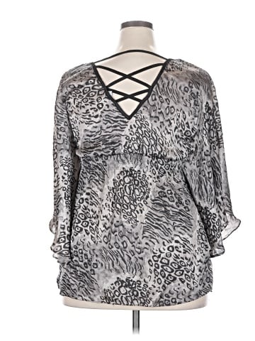 Aggie 3/4 Sleeve Blouse (view 2)