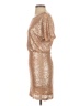 Ark & Co. 100% Polyester Metallic Gold Cocktail Dress Size S - photo 5