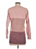 Lands' End 100% Cotton Color Block Pink Pullover Sweater Size XS - photo 2