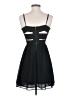 Candie's 100% Polyester Solid Black Cocktail Dress Size 1 - photo 2