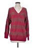 BCBGeneration Stripes Burgundy Pullover Sweater Size S - photo 1