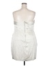 David's Bridal Metallic Silver Cocktail Dress Size 20 - photo 2