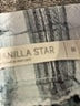 Vanilla Star Stripes Silver Shorts Size M - photo 4