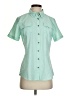 Assorted Brands 100% Polyester Green Short Sleeve Blouse Size S - photo 1